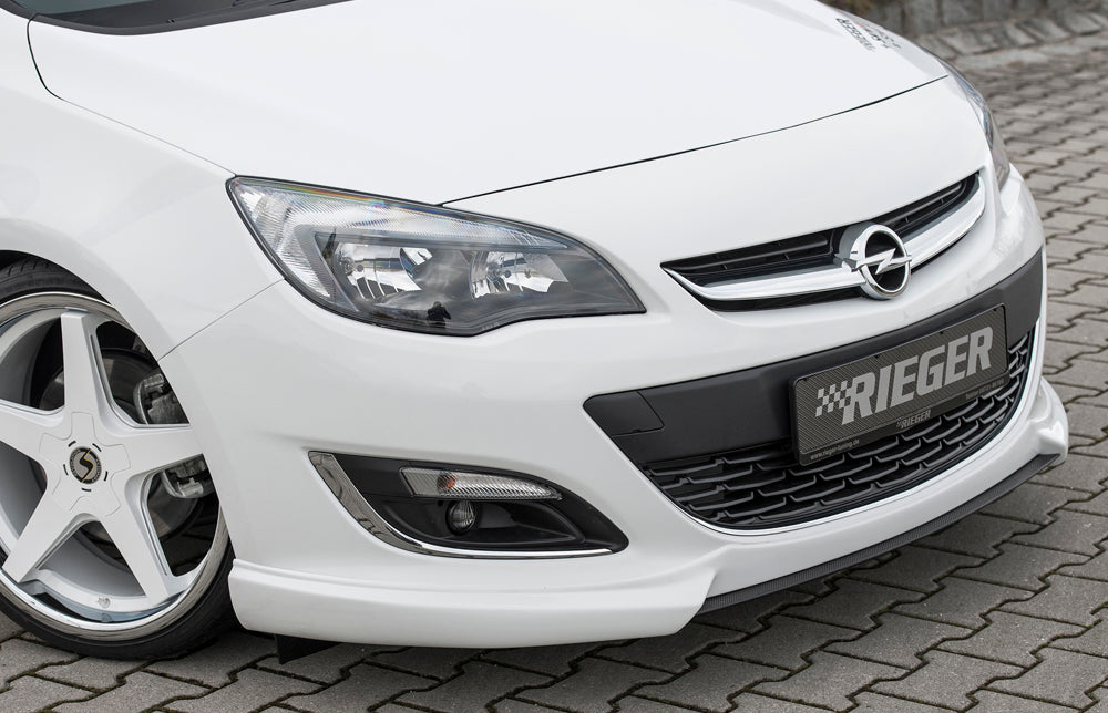 Opel Astra J Rieger Spoilerschwert für Spoilerlippe 51320 für Spoilerlippe, ABS, Carbon-Look, 
inkl. Montagezubehör