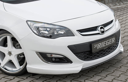 Opel Astra J Rieger Spoilerschwert für Spoilerlippe 51320 für Spoilerlippe, ABS, Carbon-Look, 
inkl. Montagezubehör