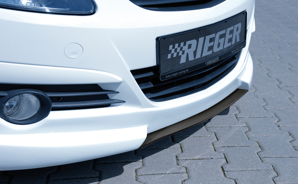 Opel Corsa D Rieger Spoilerschwert für Spoilerlippe 58940 / 58951 mittig, für Spoilerlippe, ABS, Carbon-Look, 
inkl. Montagezubehör