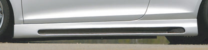 VW Corrado (53I) Rieger Seitenschweller    rechts, mit Schacht, mit Ausschnitt, ABS, Carbon-Look, 
inkl. Alugitter, Gutachten, Montagezubehör