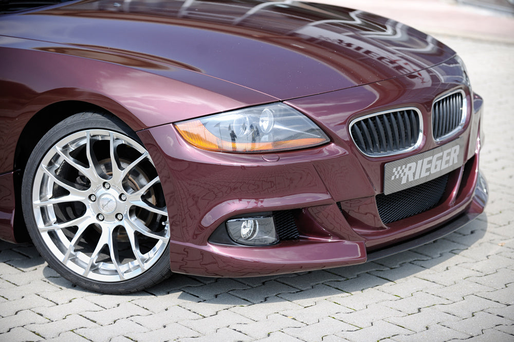 BMW Z4 (E85) Rieger Spoilerschwert   für Spoilerstoßstange 50500/01/13/14 mittig, für Spoilerstoßstange, ABS, Carbon-Look, 
inkl. Montagezubehör, ABE