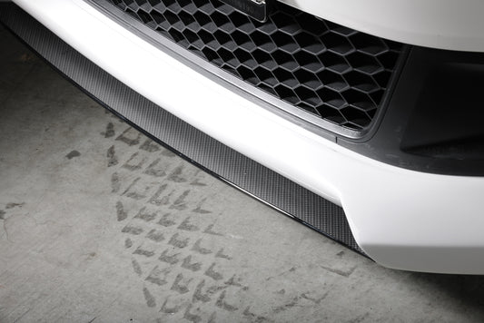 VW Polo 6 GTI (6R) Rieger Spoilerschwert für Spoilerlippe 47211 / 47215 mittig, für Spoilerlippe, ABS, Carbon-Look, 
inkl. Montagezubehör