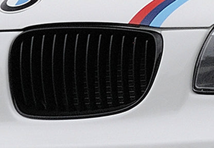 BMW 1er E81  (187/1K2/1K4) Facelift BMW-Niere links, Glanzschwarz für Spoilerstoßstange 35030/31/32/33/41/43 links, für Spoilerstoßstange