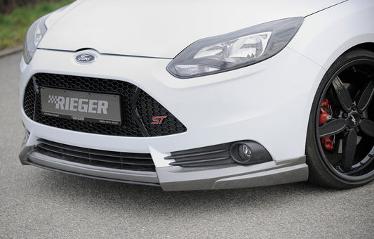 Ford Focus 3 ST Wolf Frontspoilerlippe  W1218140  ABS, Carbon-Look, 
inkl. Montagezubehör, ABE