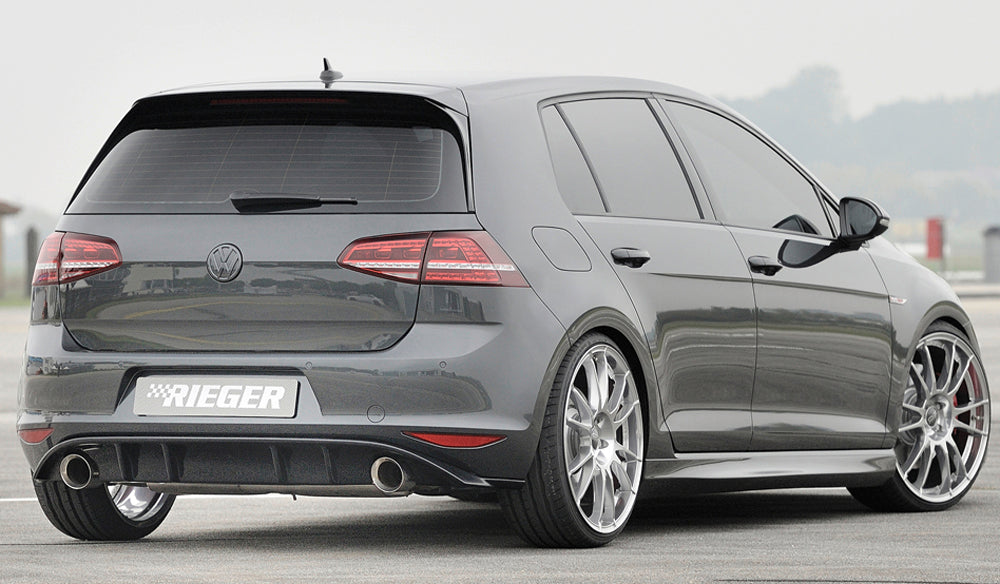 VW Golf 7 GTI BN-Pipes Auspuffanlage, VW Golf 7  GTI  li./re. je 1x100mm, 20° schräg, Doppelwandig 70mm Rohrführung 
Optimal geeignet für Leistungsgesteigerte Fahrzeuge 
Bestehend aus Vor- und Endschalldämpfer 
EG-Genehmigung (Eintragungsfrei)
Edelstahl