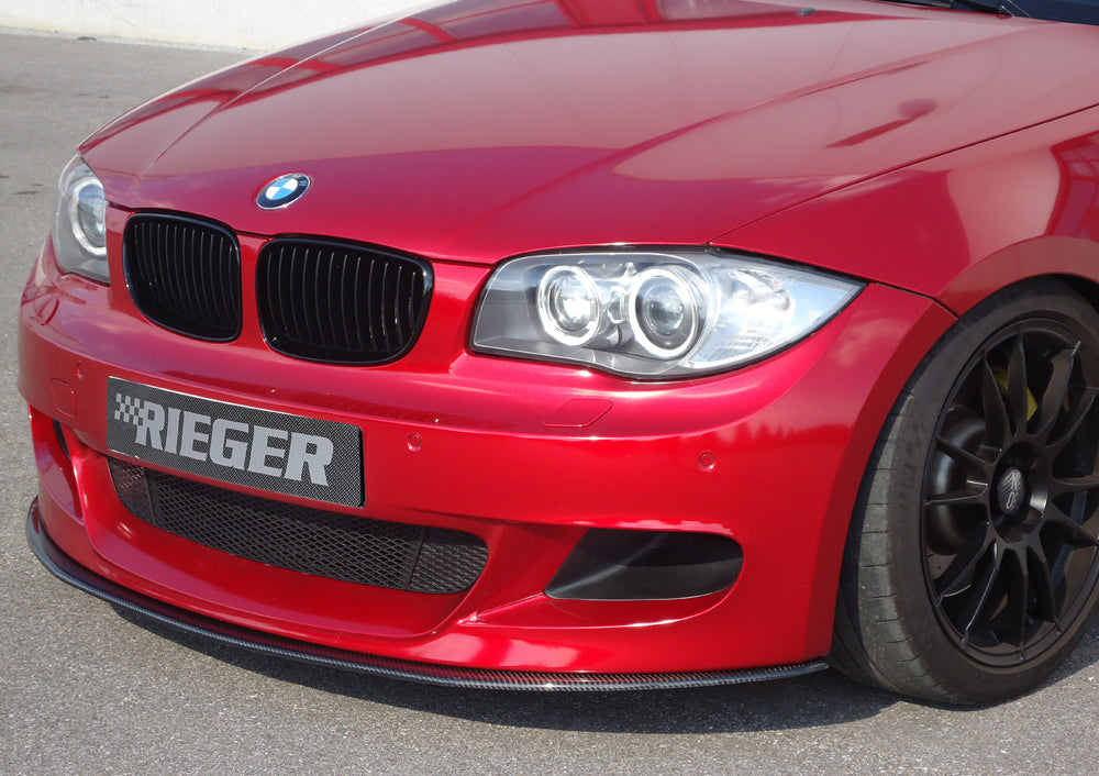 BMW 1er E81  (187/1K2/1K4) Carbon Spoilerschwert für BMW 1er, E81-E88 nur für BMW-Performance Frontschürze Carbon, 
inkl. Montagezubehör, Gutachten