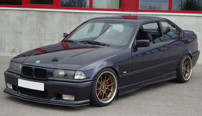 BMW 3er E36 Carbon Spoilerschwert für BMW E36 nur für orig. M-Paket Frontschürze für orig. Frontschürze, Carbon, für Fzg. mit M-Technik, 
inkl. Montagezubehör, Gutachten