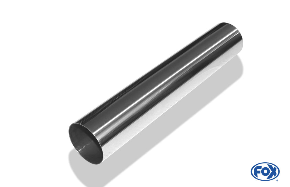 FOX Anschweißendrohr Typ 10 Ø 55 mm / Länge: 400 mm  - rund / uneingerollt / gerade / ohne Absorber