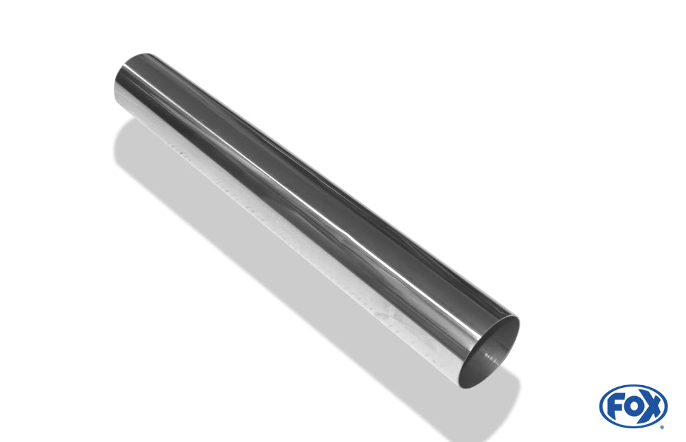 FOX Anschweißendrohr Typ 10 Ø 55 mm / Länge: 400 mm  - rund / uneingerollt / gerade / ohne Absorber