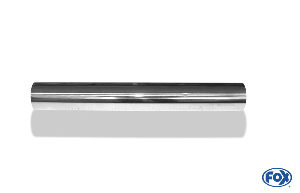 FOX Anschweißendrohr Typ 10 Ø 55 mm / Länge: 400 mm  - rund / uneingerollt / gerade / ohne Absorber