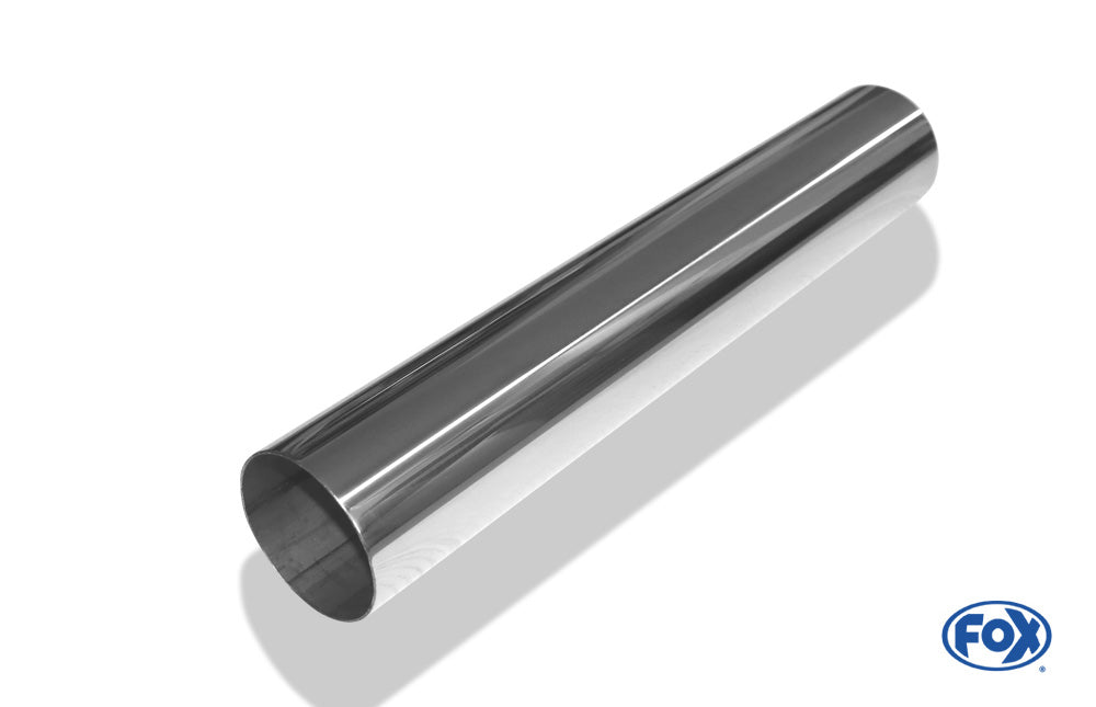FOX Anschweißendrohr Typ 10 Ø 70 mm / Länge: 400 mm  - rund / uneingerollt / gerade / ohne Absorber