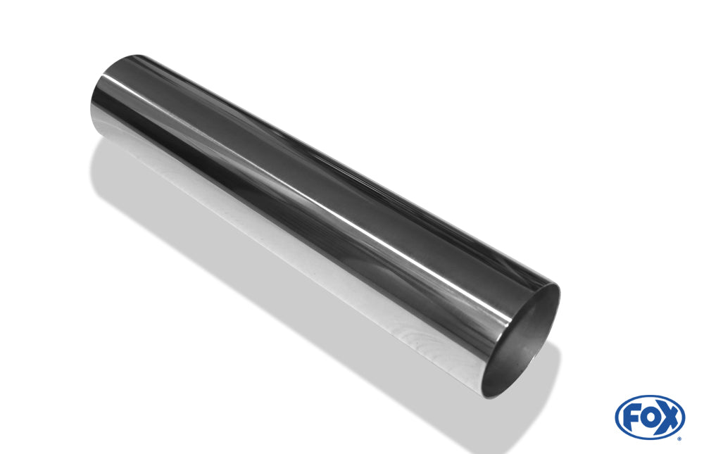 FOX Anschweißendrohr Typ 10 Ø 80 mm / Länge: 400 mm  - rund / uneingerollt / gerade / ohne Absorber