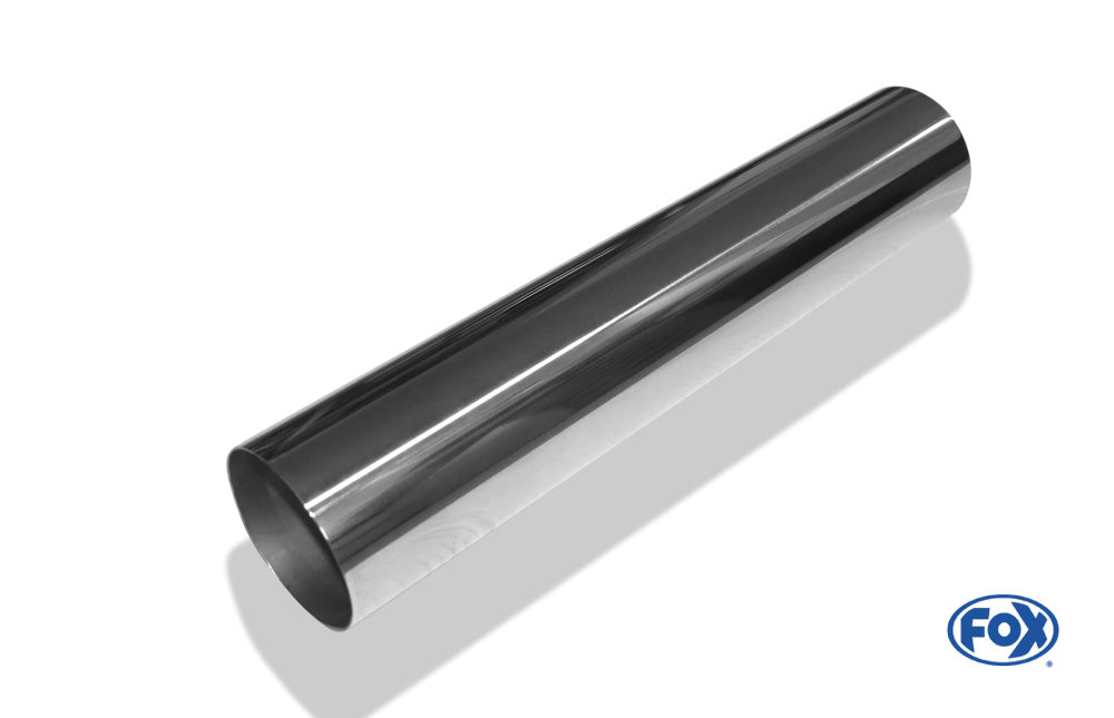 FOX Anschweißendrohr Typ 10 Ø 80 mm / Länge: 400 mm  - rund / uneingerollt / gerade / ohne Absorber