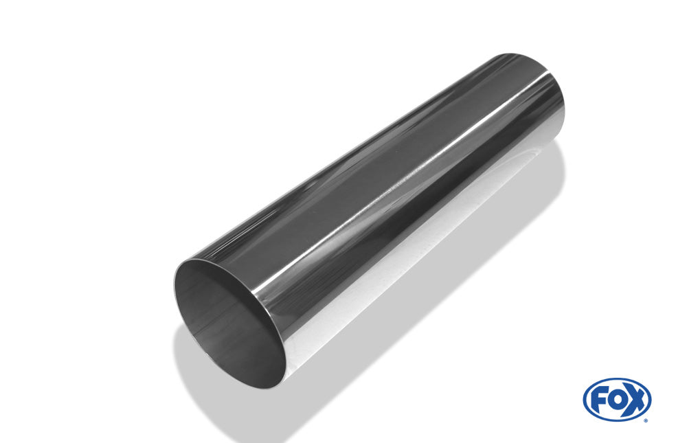 FOX Anschweißendrohr Typ 10 Ø 100 mm / Länge: 400 mm  - rund / uneingerollt / gerade / ohne Absorber