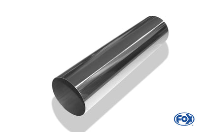 FOX Anschweißendrohr Typ 10 Ø 100 mm / Länge: 400 mm  - rund / uneingerollt / gerade / ohne Absorber
