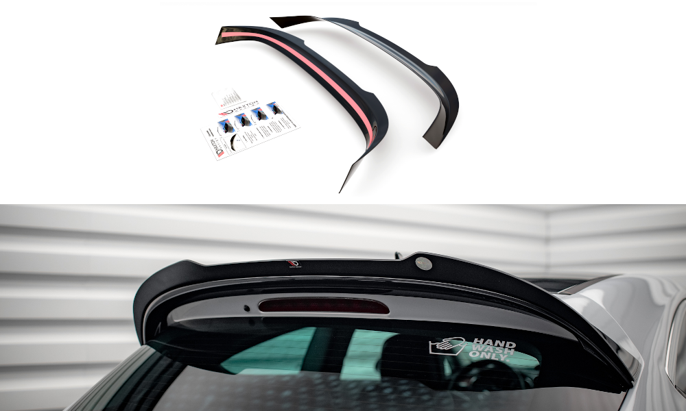 Spoiler CAP für Opel Astra GTC OPC-Line J schwarz Hochglanz