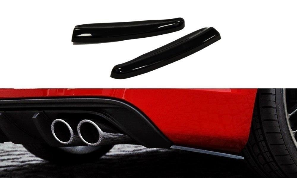 Heck Ansatz Flaps Diffusor für Audi S3 / A3 S-Line 8V Hachback / Sportback Carbon Look