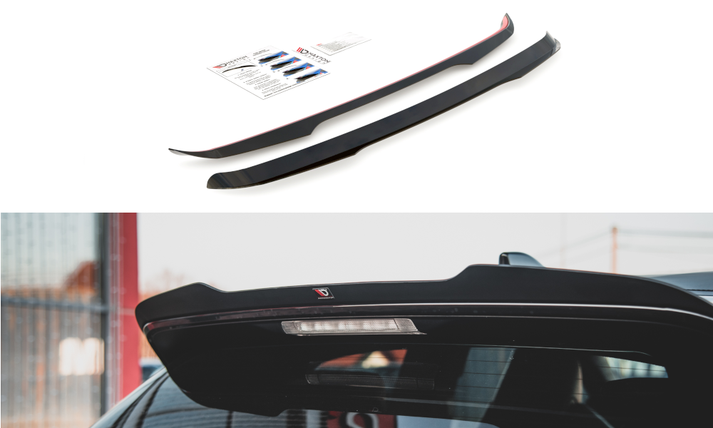 Spoiler CAP für Toyota GR Yaris Mk4 schwarz Hochglanz