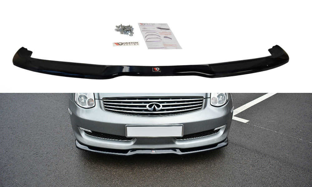 Front Ansatz V.1 für INFINITI G35 COUPE schwarz matt