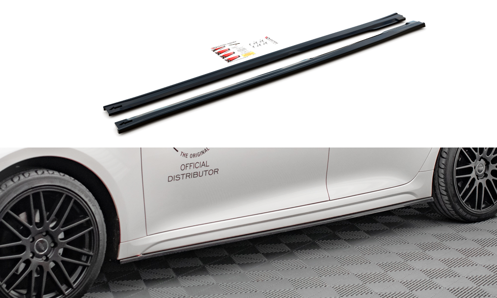 Seitenschweller Ansatz für Kia Optima Mk4 Carbon Look