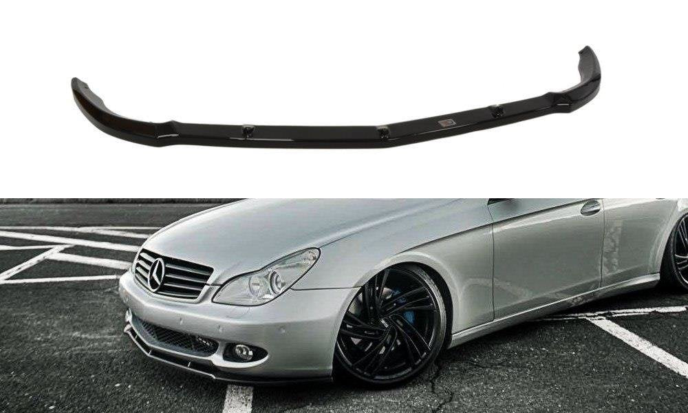 Front Ansatz für MERCEDES CLS C219 Serie schwarz matt