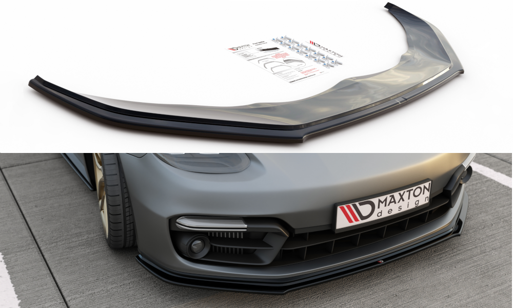 Front Ansatz für Porsche Panamera GTS 971 schwarz matt