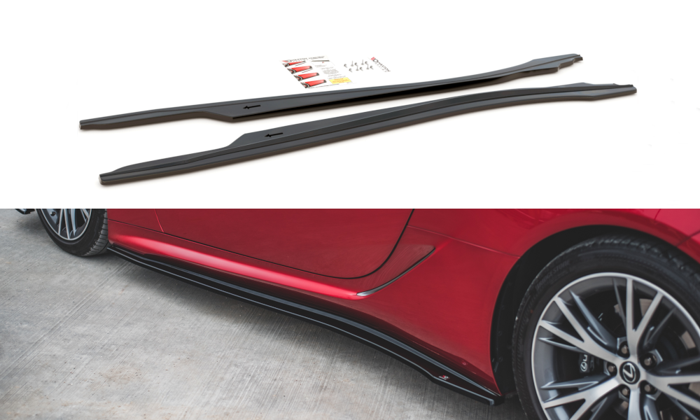 Seitenschweller Ansatz für Lexus LC 500 Carbon Look