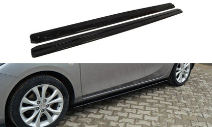 Seitenschweller Ansatz für MAZDA 3 MK2 SPORT (vor Facelift) Carbon Look