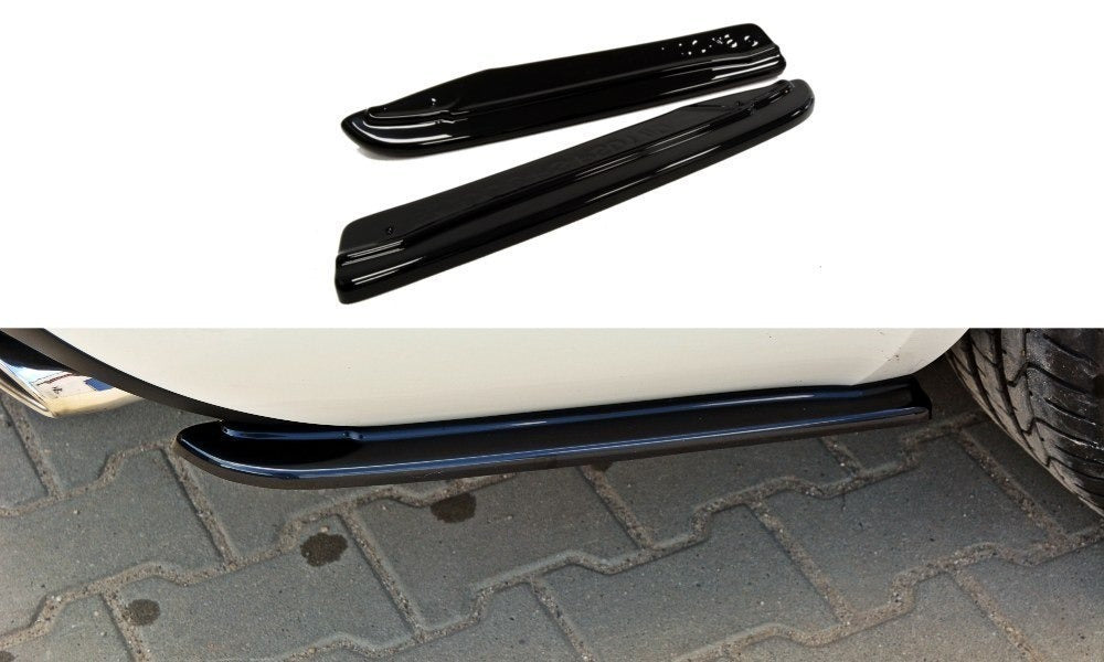 Heck Ansatz Flaps Diffusor für SKODA OCTAVIA III RS PREFACE/FACELIFT schwarz matt