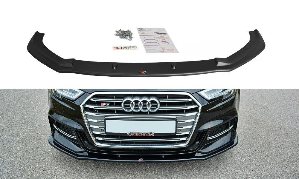 Front Ansatz für  V.1 Audi S3 / A3 S-Line 8V FL  Carbon Look
