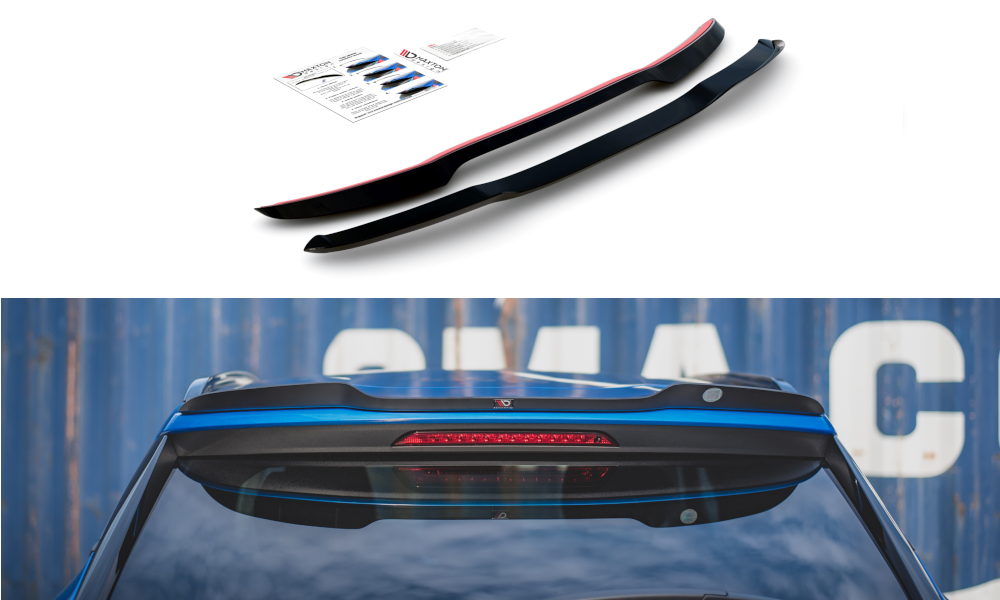 Spoiler CAP für Peugeot 2008 Mk2 Carbon Look