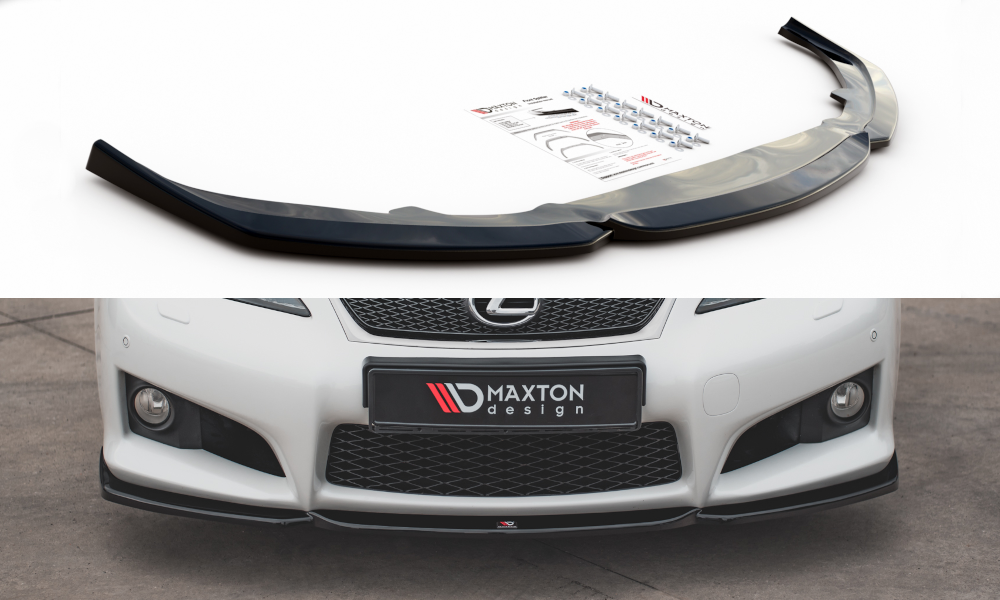 Front Ansatz V.2 für Lexus IS F Mk2 schwarz matt