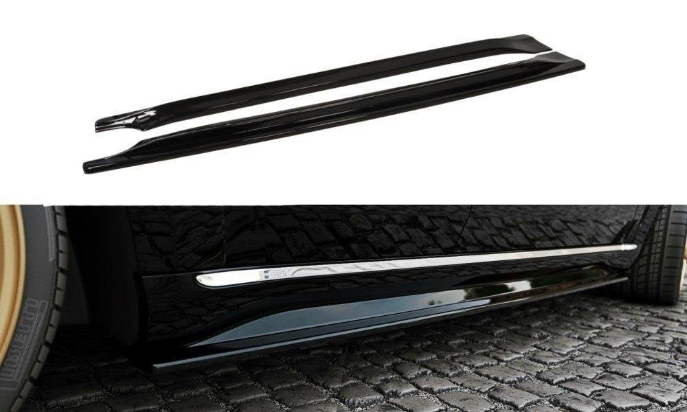 Seitenschweller Ansatz für Jeep Grand Cherokee WK2 Summit Facelift Carbon Look