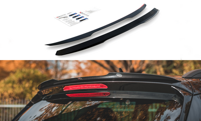 Spoiler CAP für Skoda Karoq Sportline schwarz Hochglanz