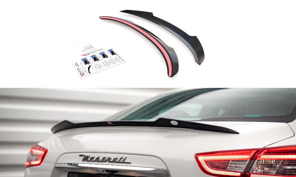 Spoiler CAP für Maserati Ghibli Mk3 schwarz matt