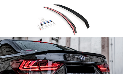 Spoiler CAP für Lexus LS Mk4 Facelift Carbon Look