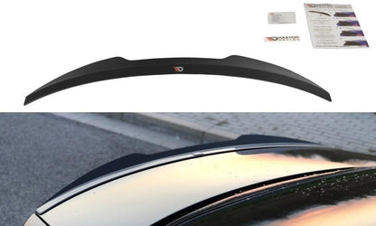 Spoiler CAP für Audi S4 B8 FL Limousine schwarz matt
