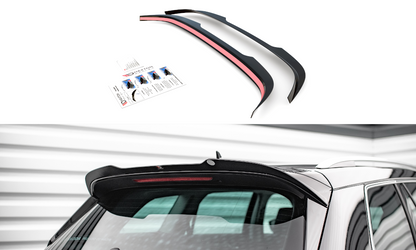 Spoiler CAP für Skoda Kodiaq Mk1 Facelift schwarz Hochglanz