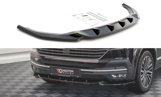 Front Ansatz V.2 für Volkswagen T6 Facelift Carbon Look