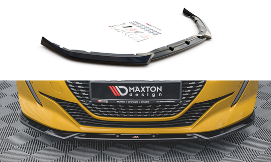 Front Ansatz V.2 für Peugeot 208 Mk2 schwarz matt