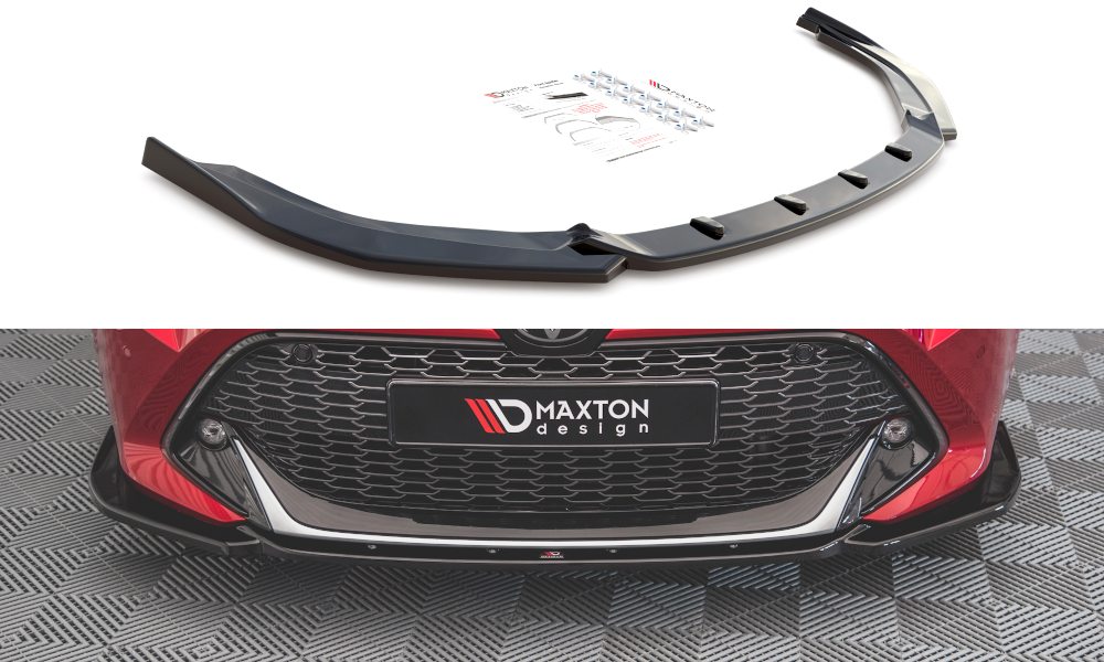 Front Ansatz für Toyota Corolla GR Sport Hatchback XII schwarz matt