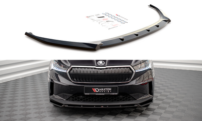 Front Ansatz V.2 für Skoda Enyaq iV Carbon Look