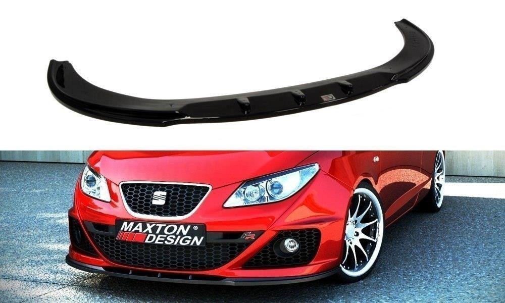 Front Ansatz für SEAT IBIZA IV FR (6J) vor Facelift schwarz matt