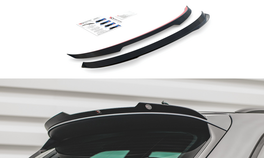 Spoiler CAP für Seat Leon FR ST Mk4 schwarz Hochglanz