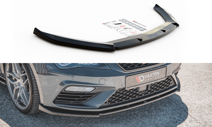 Front Ansatz V.6 für Seat Leon Cupra / FR Mk3 FL Carbon Look
