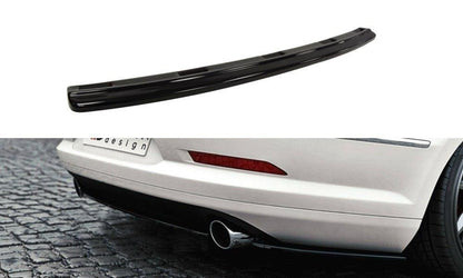 Mittlerer Diffusor Heck Ansatz für VW Passat CC R36 RLINE (vor Facelift)  schwarz Hochglanz