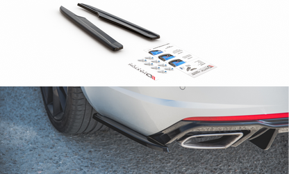 Heck Ansatz Flaps Diffusor V.2 für Skoda Octavia RS Mk3/Mk3 FL Hatchback/Kombi  schwarz matt