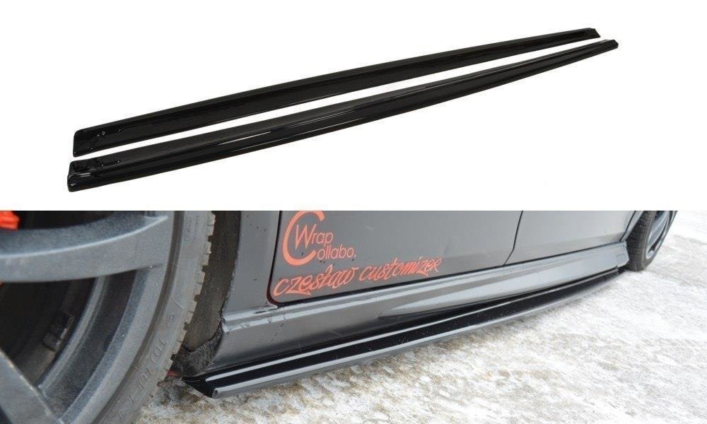 Seitenschweller Ansatz für SEAT LEON MK2 MS DESIGN Carbon Look