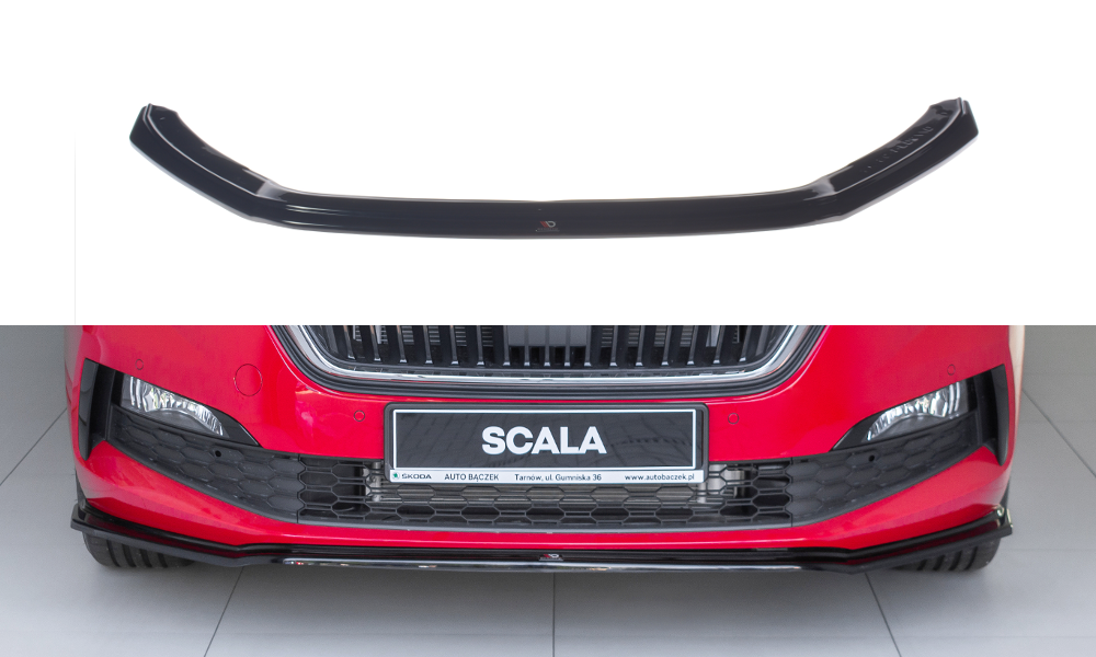Front Ansatz V.3 für Skoda Scala schwarz matt