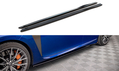 Seitenschweller Ansatz für Lexus GS F Mk4 Facelift Carbon Look